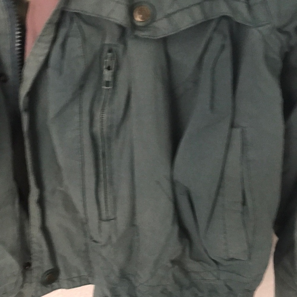 👾VTG 80s distressed boho utility jacket - Picture 5 of 8